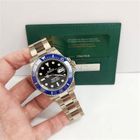 rolex submariner ouro branco